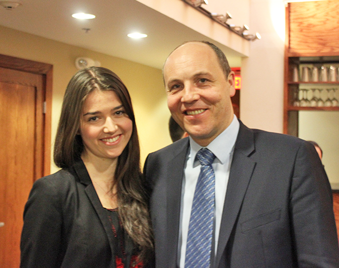 Parubiy and Ivanna