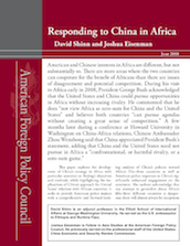 Responding to China in Africa cover